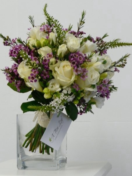 Country chic bouquet What a beautiful fresh bouquet A hand tied bouquet 